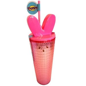 EASTER PEEPS PINK TUMBLER 24oz NWT